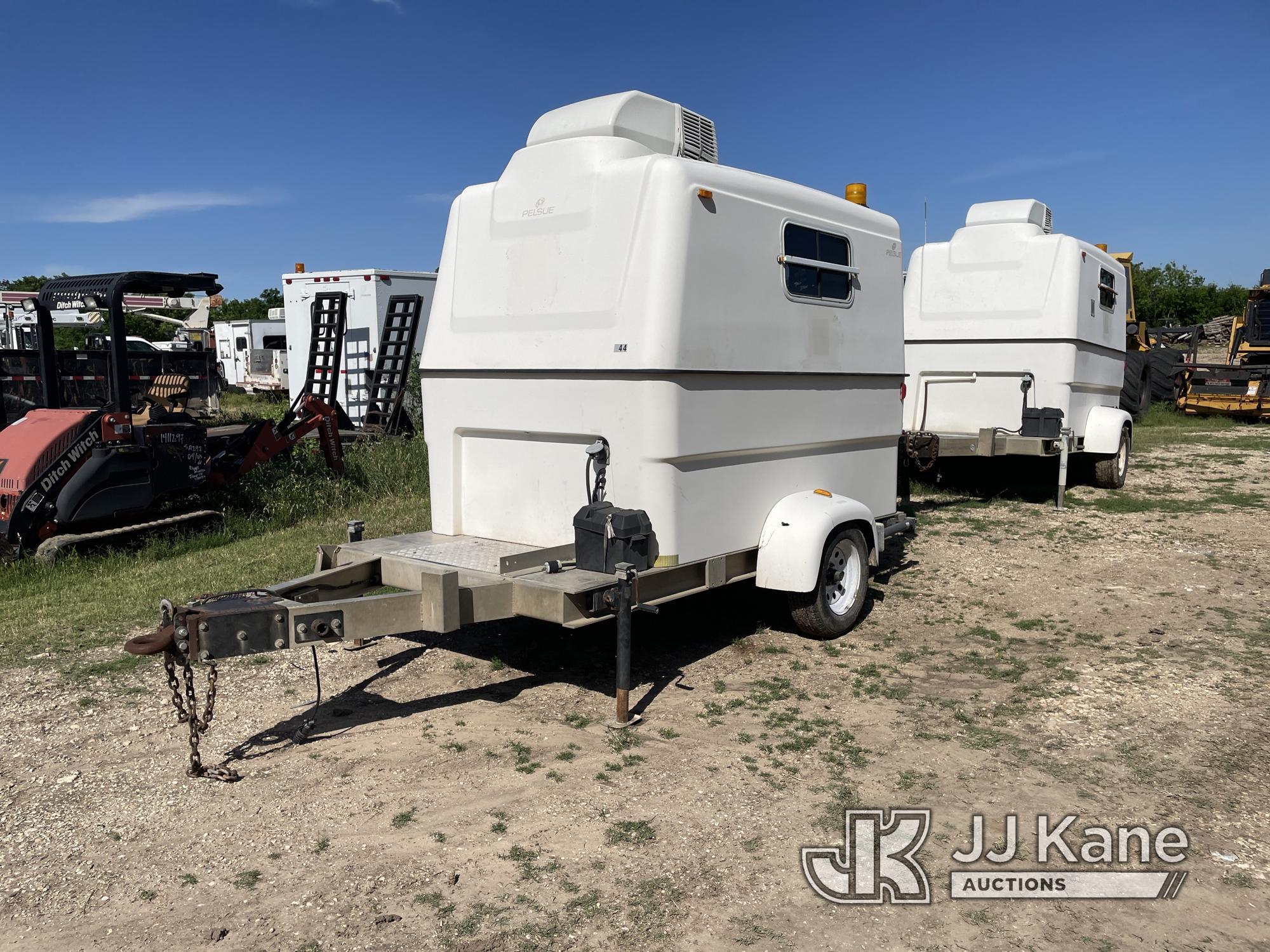 (San Antonio, TX) 2008 Pelsue PODQWT-001 Fiber Optic Splicing Trailer