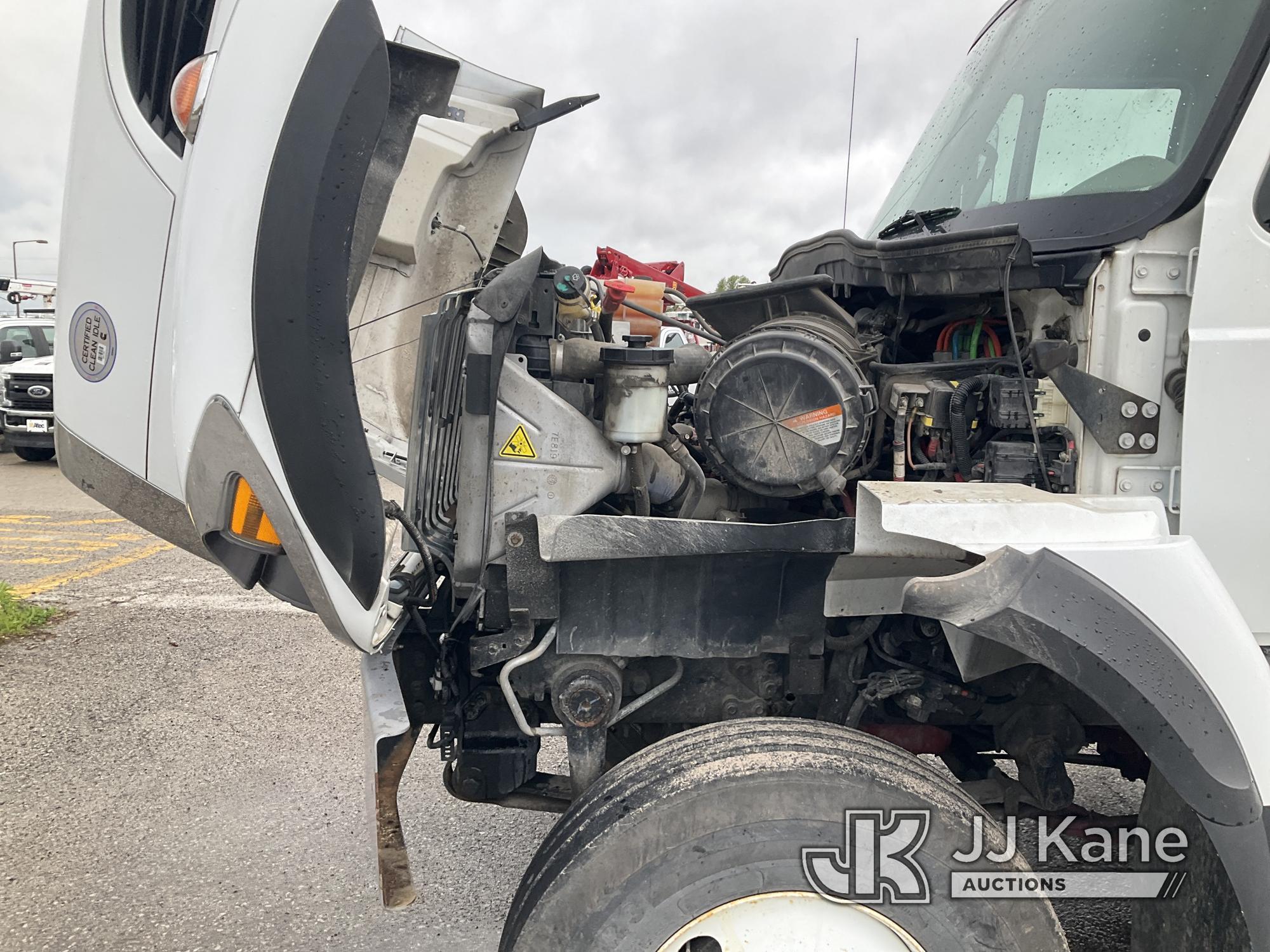 (Kansas City, MO) Altec AM55, Over-Center Material Handling Bucket rear mounted on 2017 Internationa