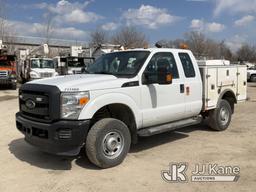 (Des Moines, IA) 2012 Ford F350 4x4 Extended-Cab Service Truck Runs & Moves