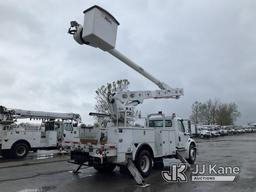 (Kansas City, MO) Altec AM55-MH, Over-Center Material Handling Bucket Truck rear mounted on 2014 Fre