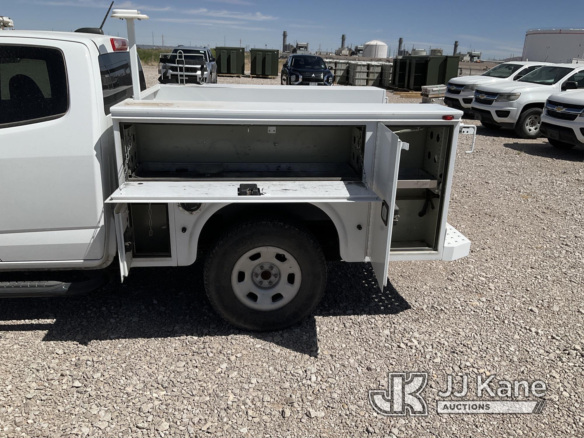 (El Paso, TX) 2016 Chevrolet Colorado Extended-Cab Service Truck Starts, Runs and Moves, Heavy Fuel