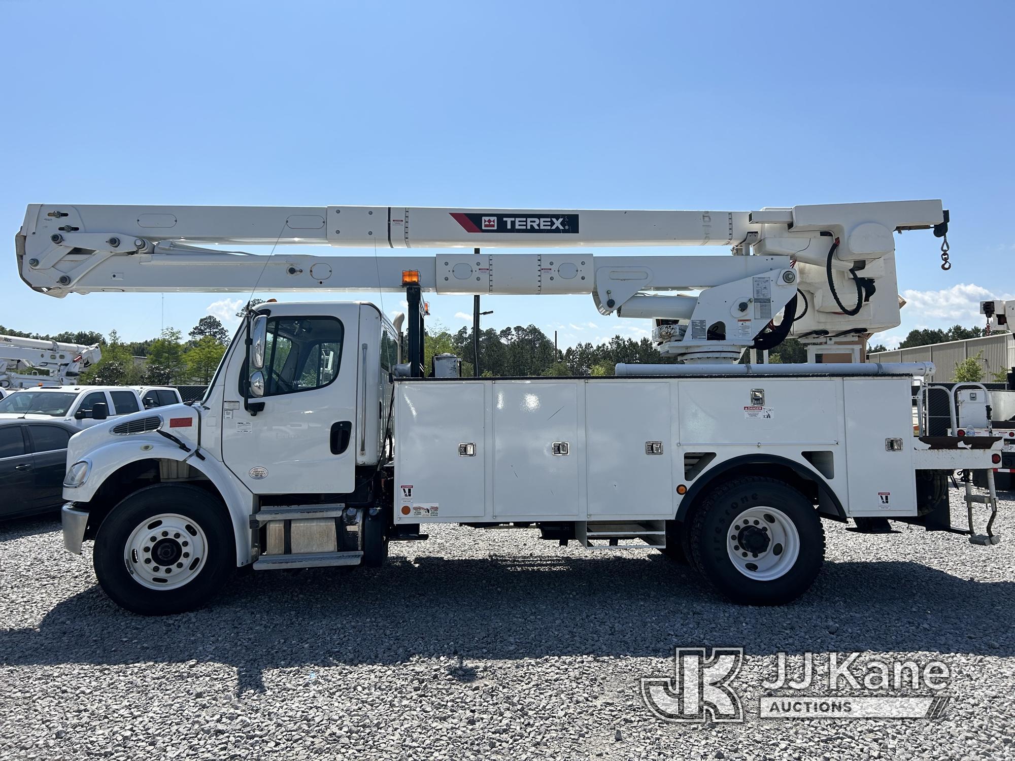 (Covington, LA) Terex TC-55, Material Handling Bucket Truck rear mounted on 2020 Freightliner M2 106