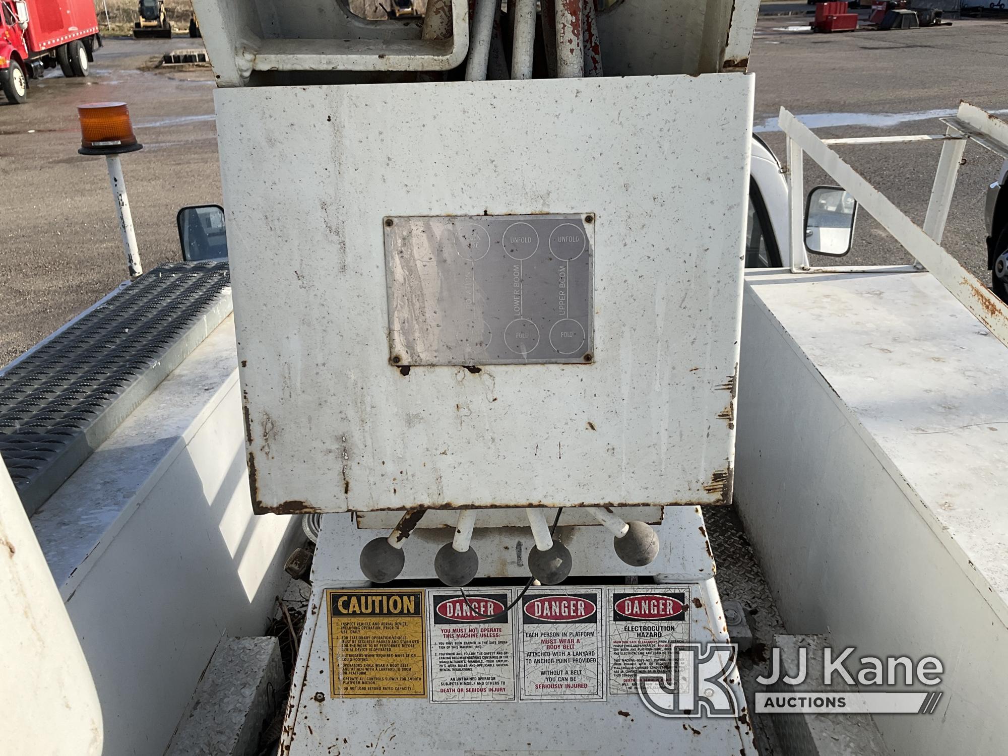 (Kansas City, MO) LIFT-ALL LAH30FB, Bucket Truck mounted behind cab on 1985 GMC K3500 4X4 Service Tr