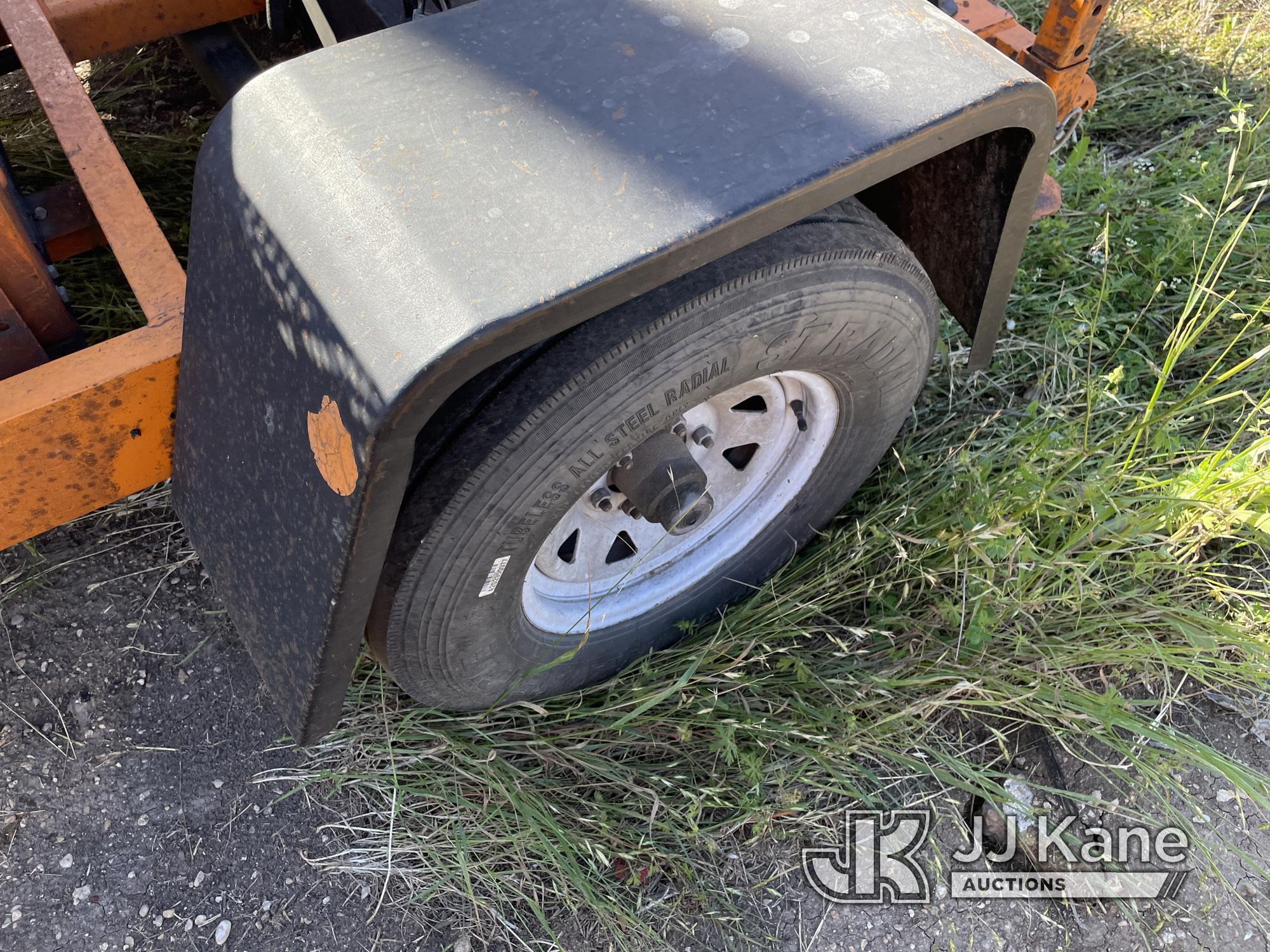 (San Antonio, TX) 2013 Altec WC126A Chipper (12in Drum), trailer mtd No Title) (Not Running, Conditi