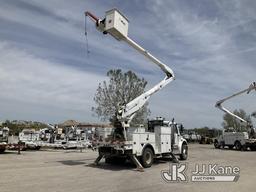 (Kansas City, MO) Altec AA755-MH, Material Handling Bucket Truck rear mounted on 2014 Freightliner M