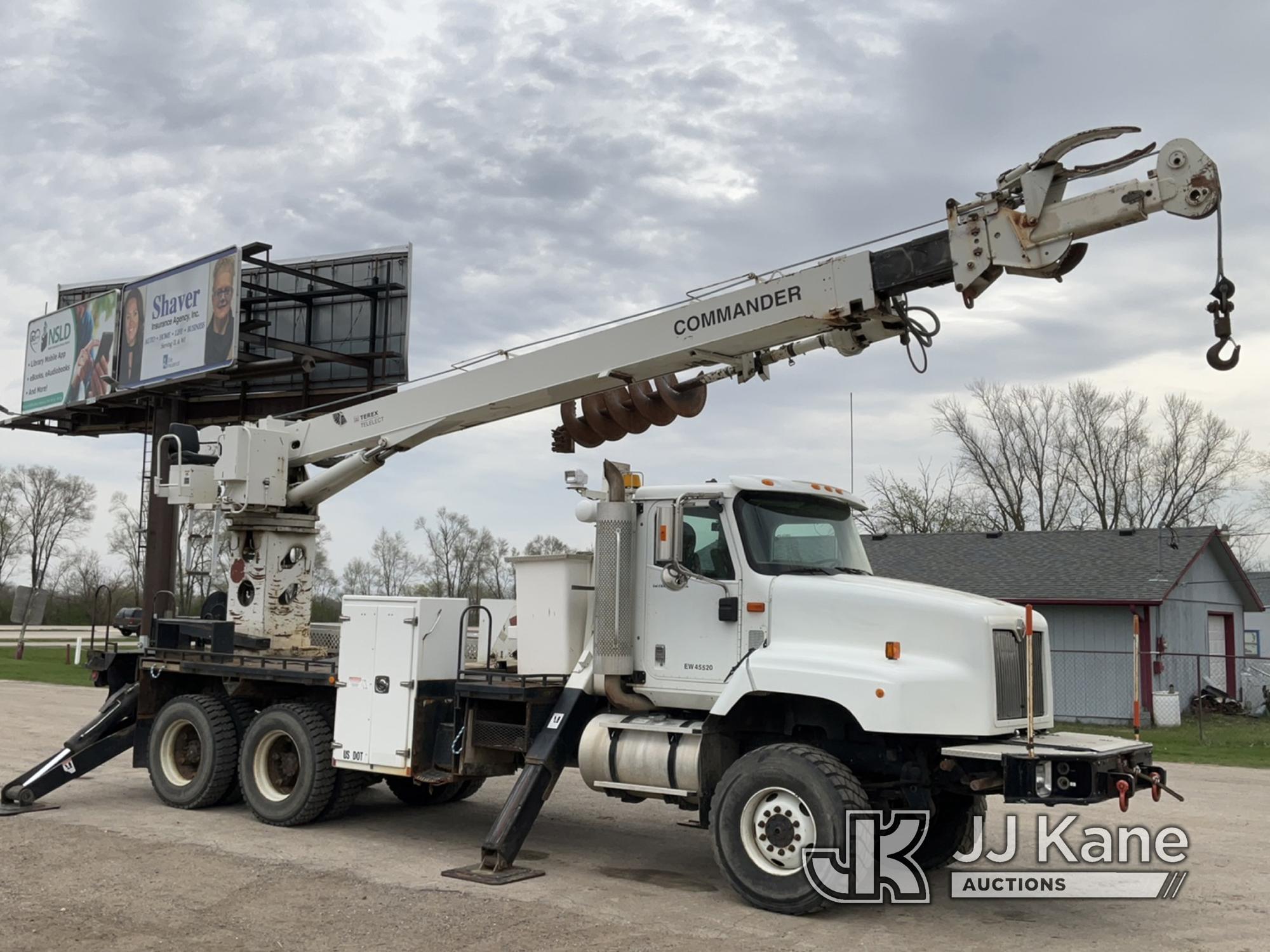 (South Beloit, IL) Telelect Commander 7070, Digger Derrick mounted on 2006 International 5600i 6x6 T