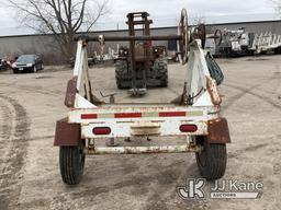 (Des Moines, IA) 1966 Homemade Reel Trailer, 9ft 4in x 6ft 4in Sold on Bill of Sale Only.  NO TITLE.