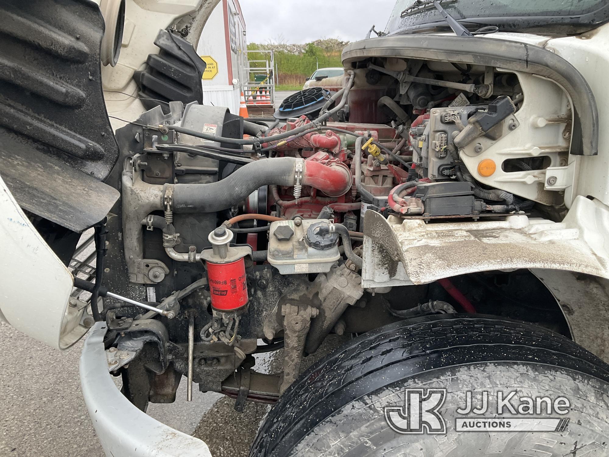 (Kansas City, MO) Altec AM55-MH, Over-Center Material Handling Bucket Truck rear mounted on 2014 Fre