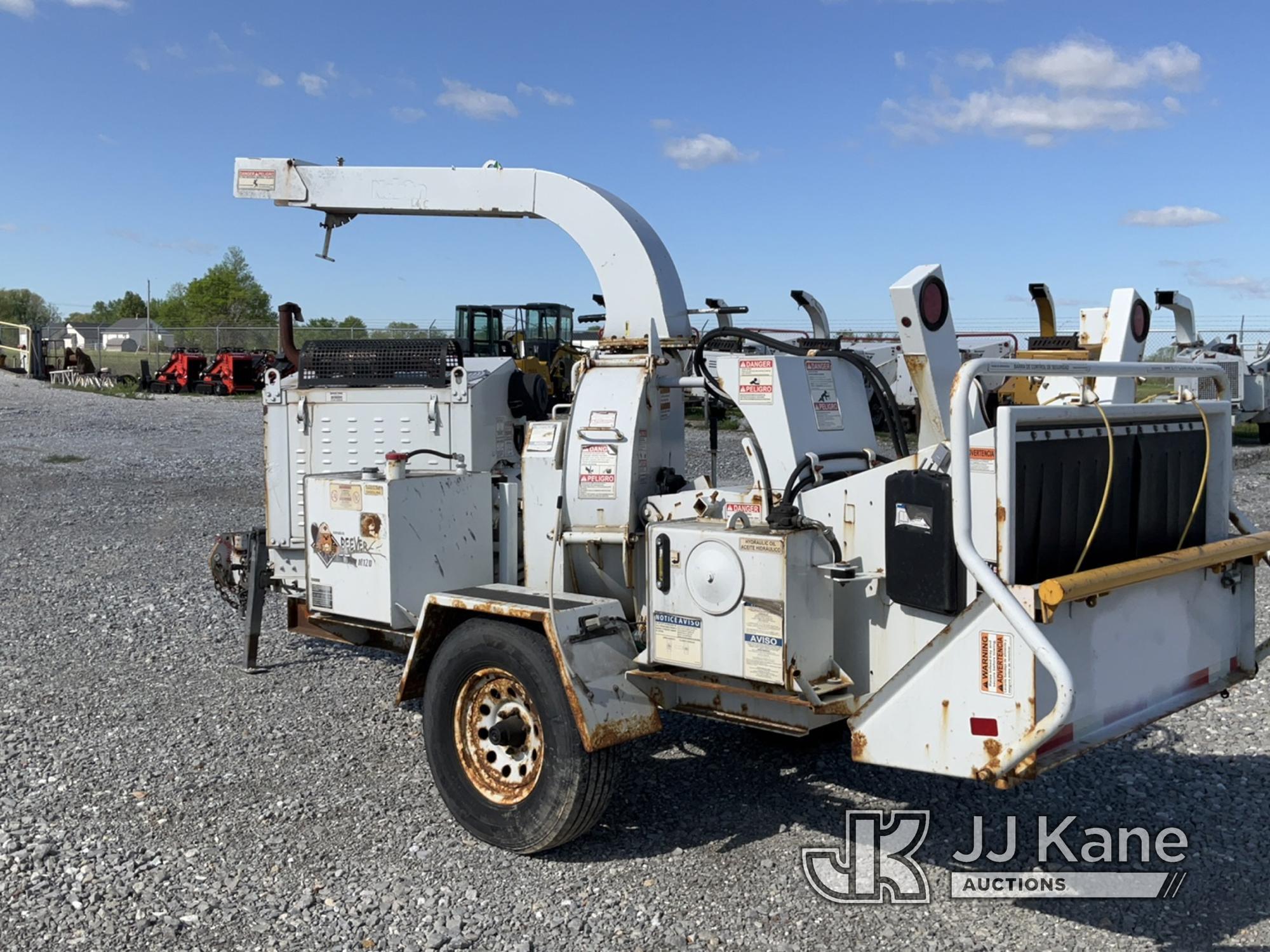 (Hawk Point, MO) 2016 Morbark M12D Chipper (12in Drum) No Title) (Starts & Runs Rough, Will Not Stay