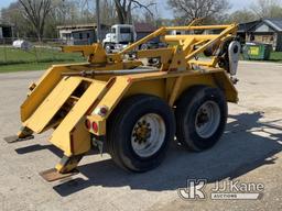 (South Beloit, IL) 1998 Sauber 1536-S Self-Loading Hydraulic Reel Trailer Starts, Runs, Operates