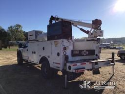 (Byram, MS) 2017 Ford F550 4x4 Mechanics Service Truck Runs & Moves) (Seat Torn, Outriggers Operate,