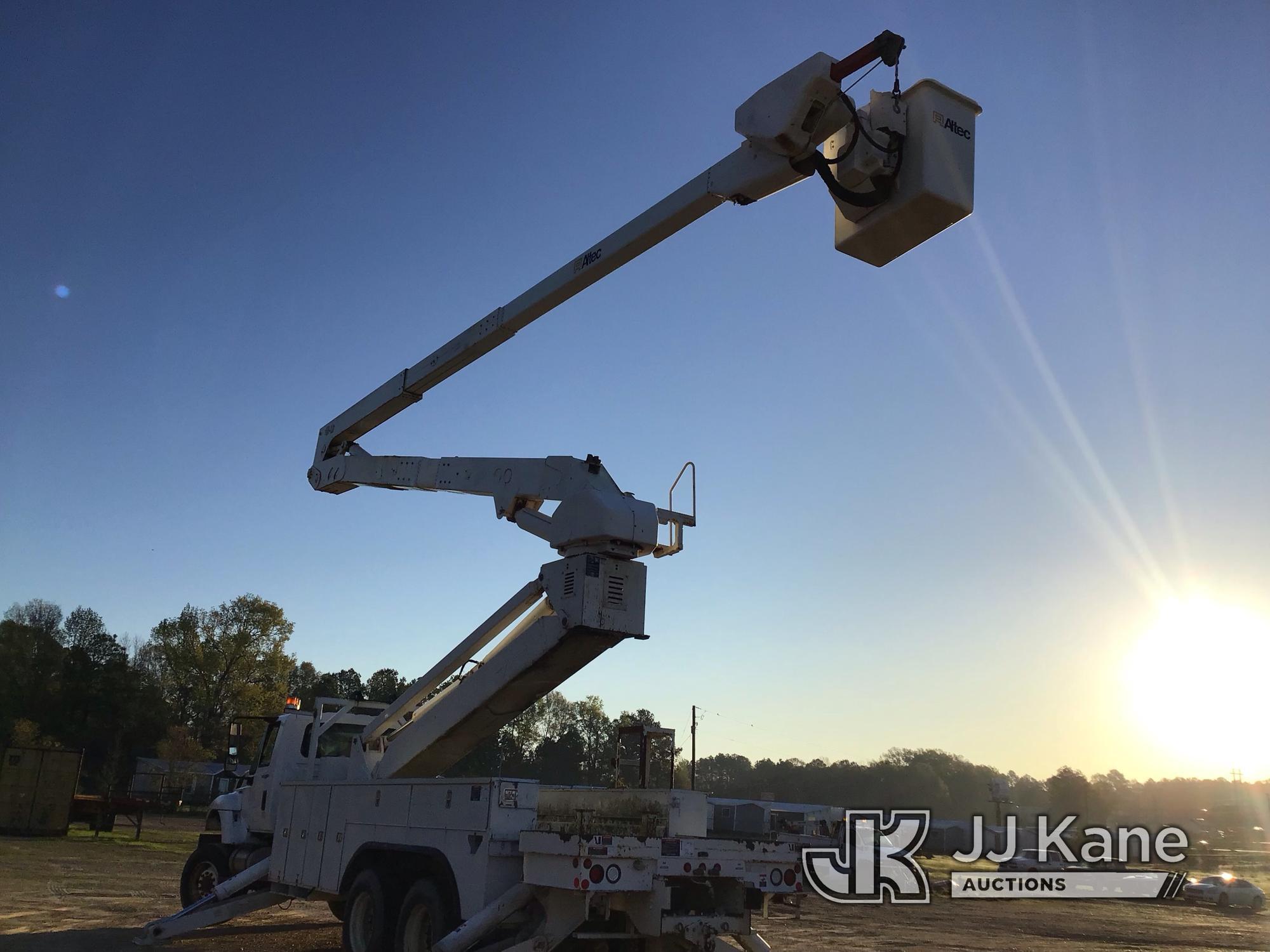 (Byram, MS) Altec A77T-E93-MH, Material Handling Elevator Bucket Truck rear mounted on 2013 Internat