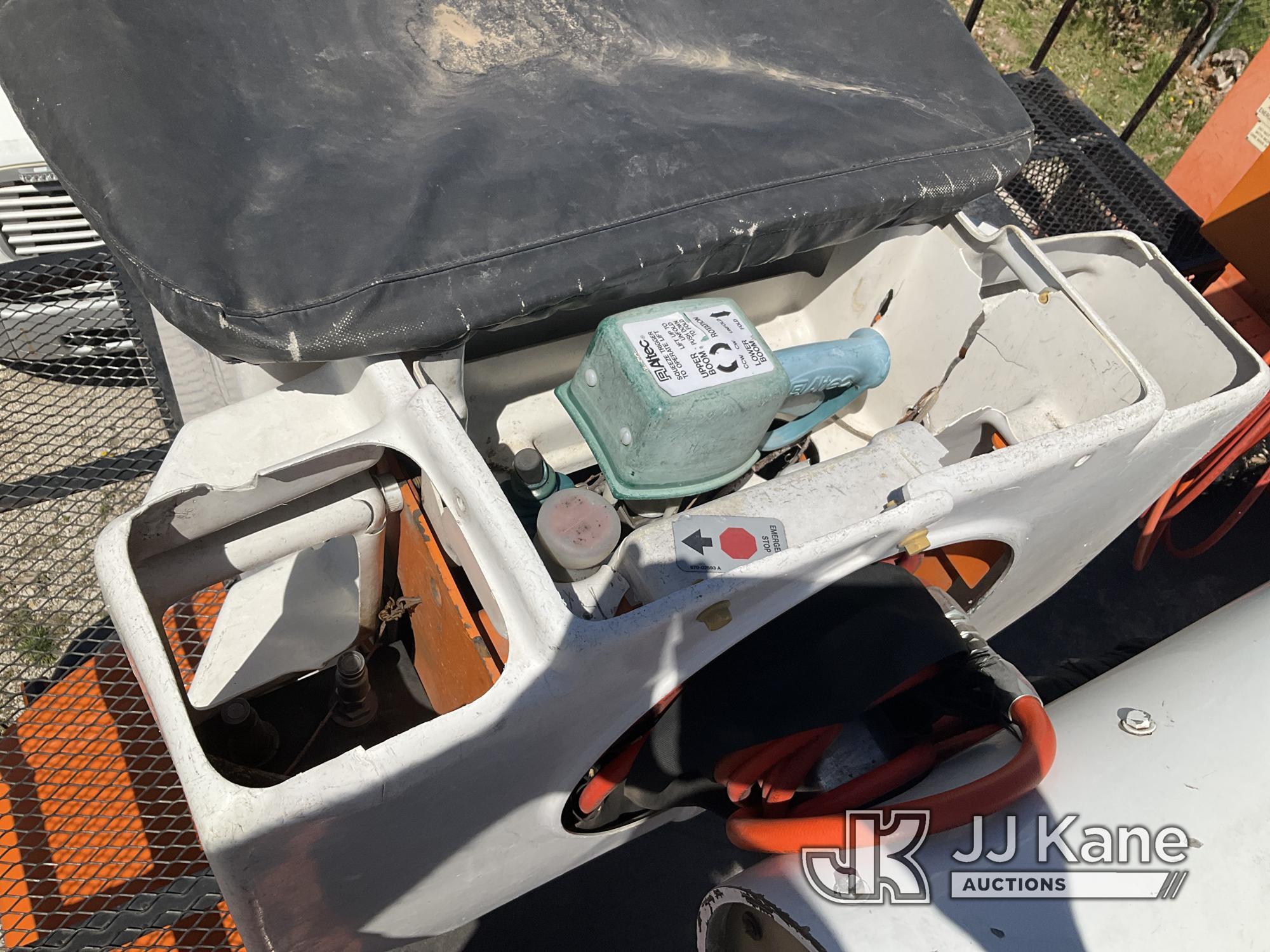 (Kansas City, MO) Altec LRV55, Over-Center Bucket Truck mounted behind cab on 2006 GMC C7500 Chipper