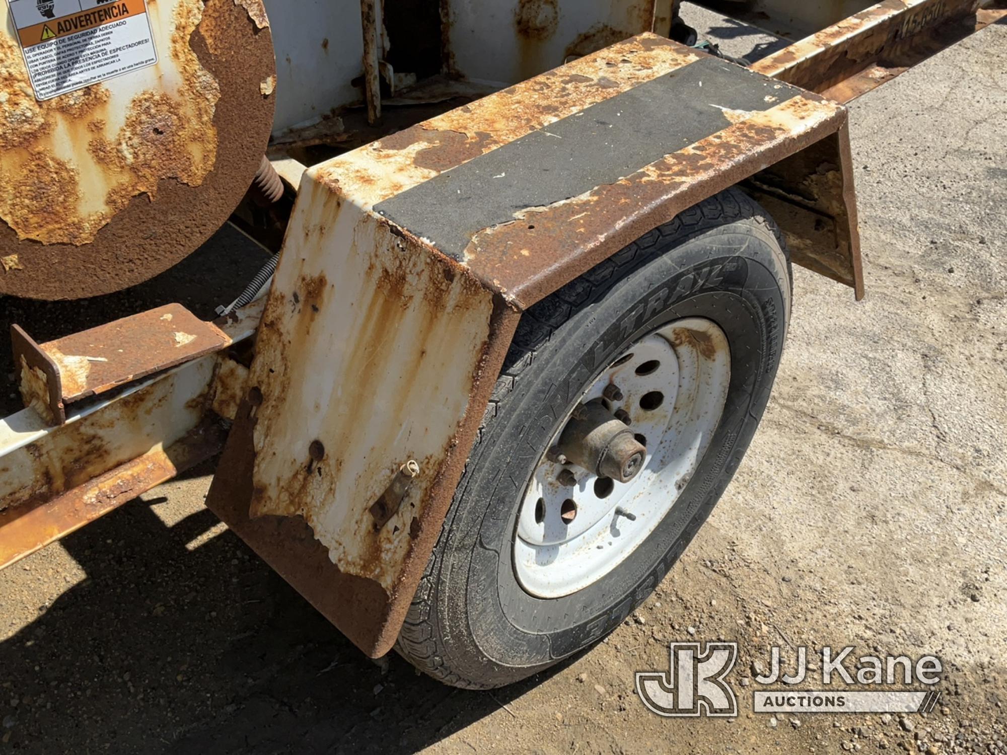 (South Beloit, IL) 2016 Morbark M12D Chipper (12in Drum) No Title) (Runs, Clutch Engages)(Rust Damag