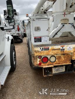 (Oklahoma City, OK) Altec AM55, Over-Center Material Handling Bucket Truck rear mounted on 2016 Frei