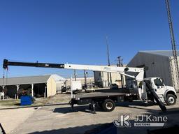 (Lake Charles, LA) Altec AC18-70B, 18 Ton, Hydraulic Crane mounted behind cab on 2012 Freightliner M