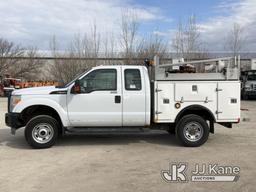 (Des Moines, IA) 2012 Ford F350 4x4 Extended-Cab Enclosed Service Truck Runs and Moves