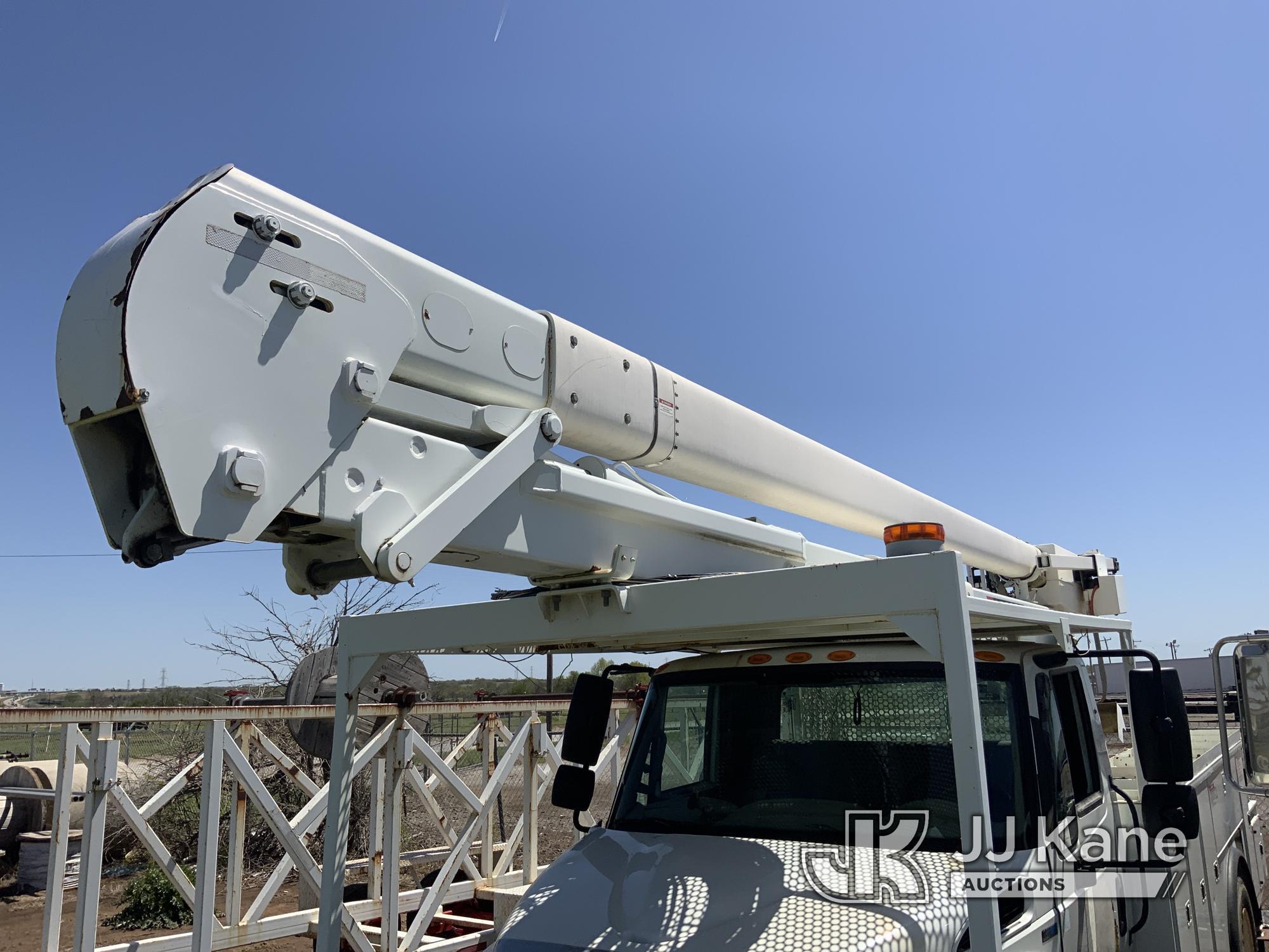 (Yukon, OK) HiRanger 5TC-55, Material Handling Bucket Truck rear mounted on 2014 International 4300