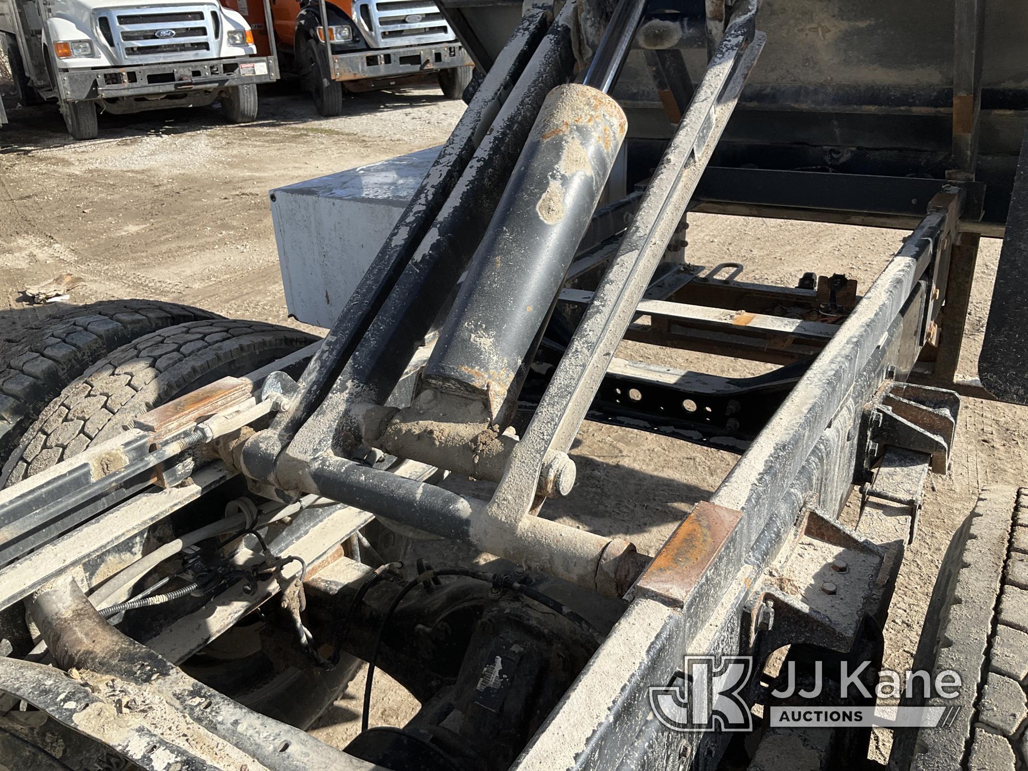 (Des Moines, IA) Altec LR756, Over-Center Bucket Truck mounted behind cab on 2012 Ford F750 Chipper