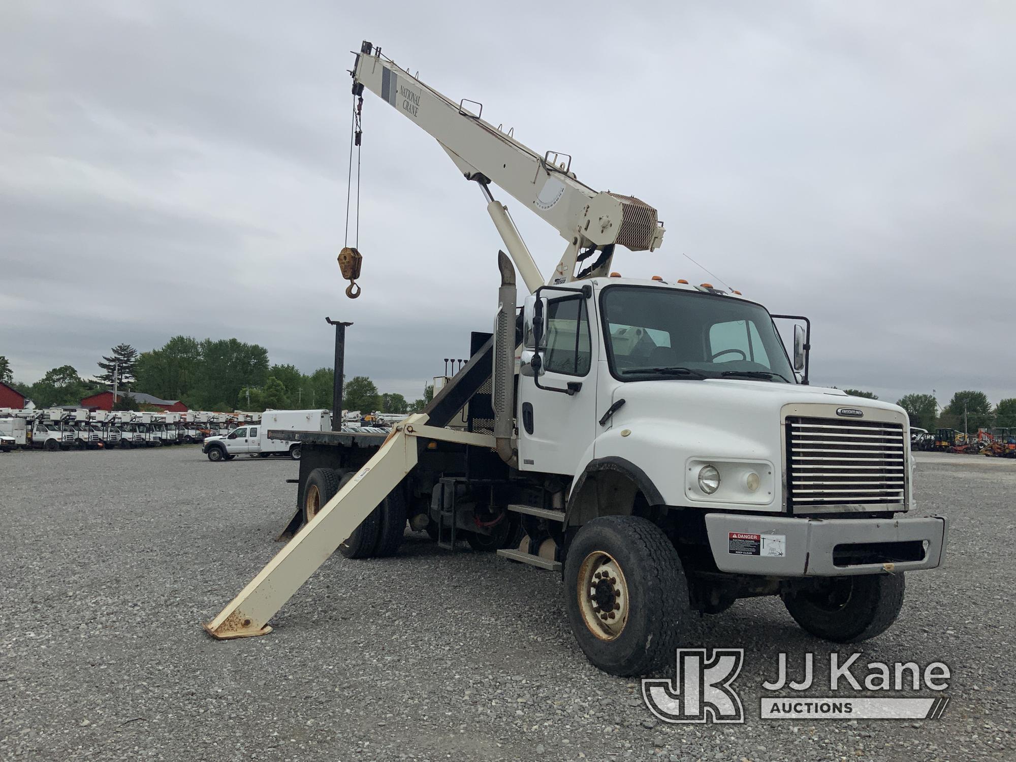 (Hawk Point, MO) National 500E2 Series 571E2, Hydraulic Crane mounted behind cab on 2007 Freightline