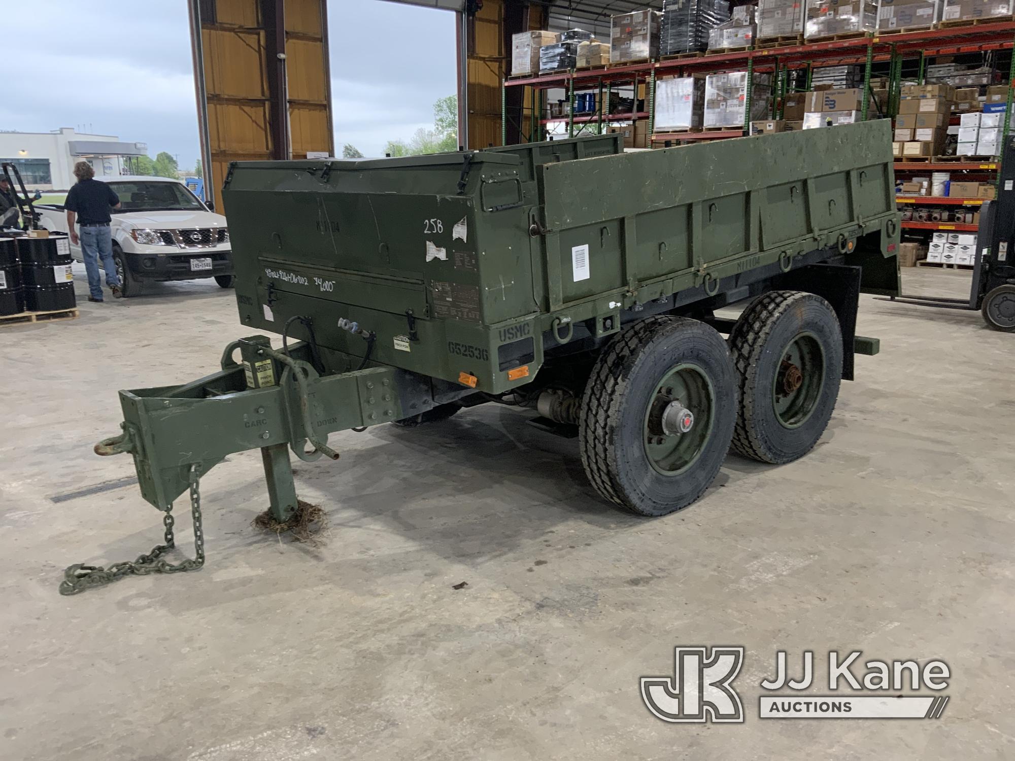 (Aubrey, TX) 2015 Choctaw Defense MK593 Cargo Trailer, Military - MTVR trailer cargo, NSN 2330-01-62