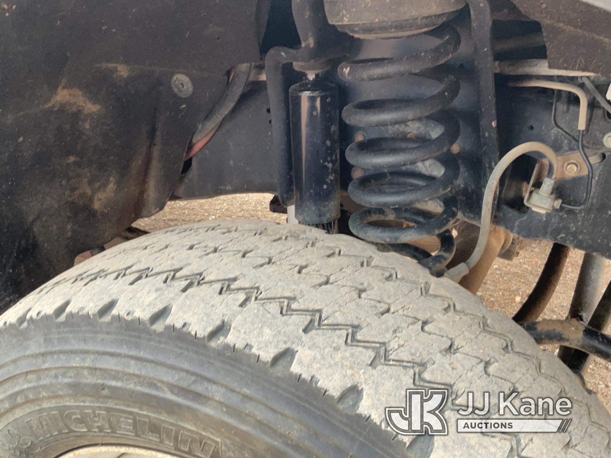 (Watford City, ND) Versalift VST-40I, Material Handling Bucket Truck mounted behind cab on 2015 Ford