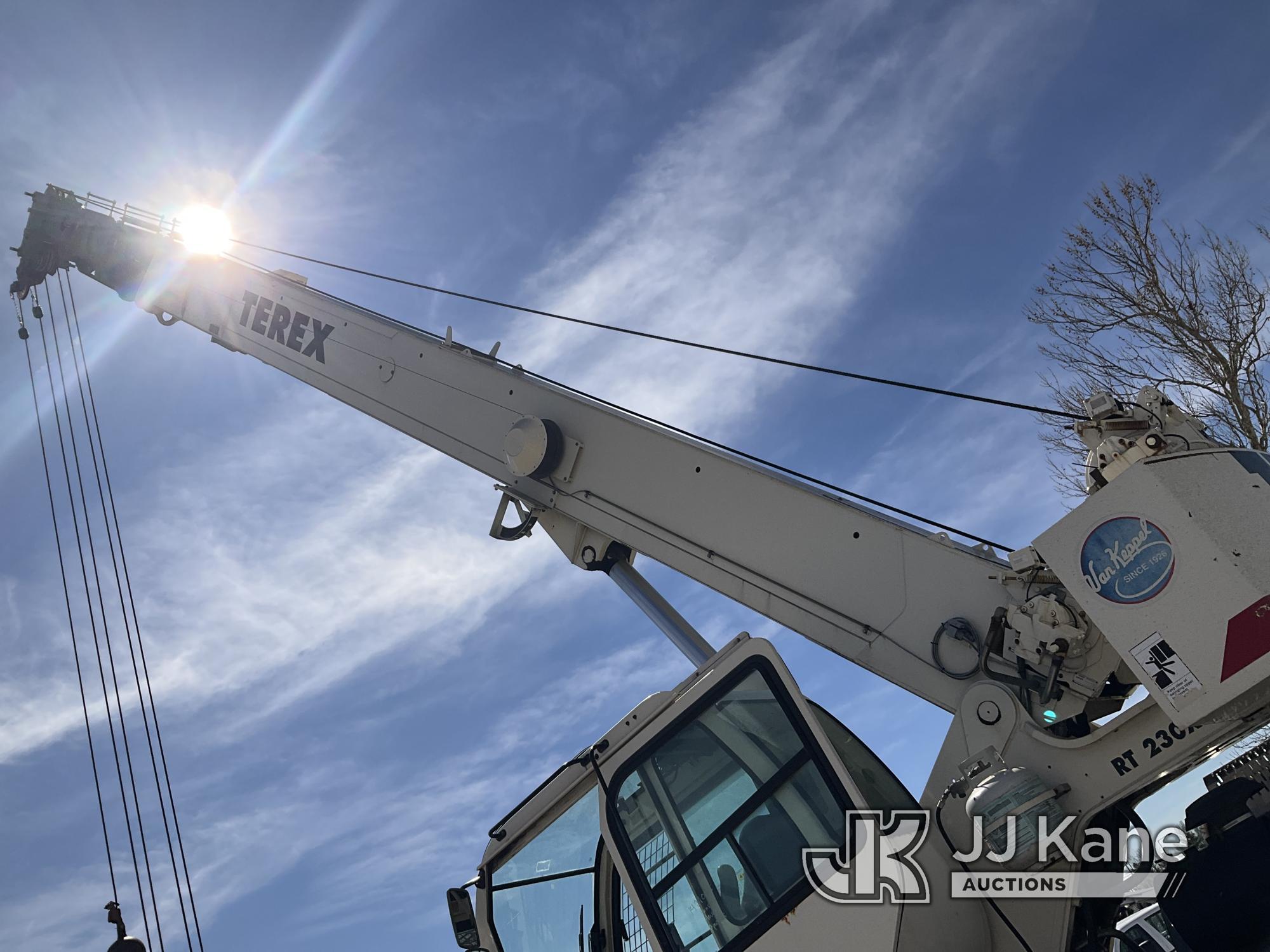 (Kansas City, MO) 2003 Terex RT230XL Hydraulic Rough Terrain Crane Runs, Moves, & Operates