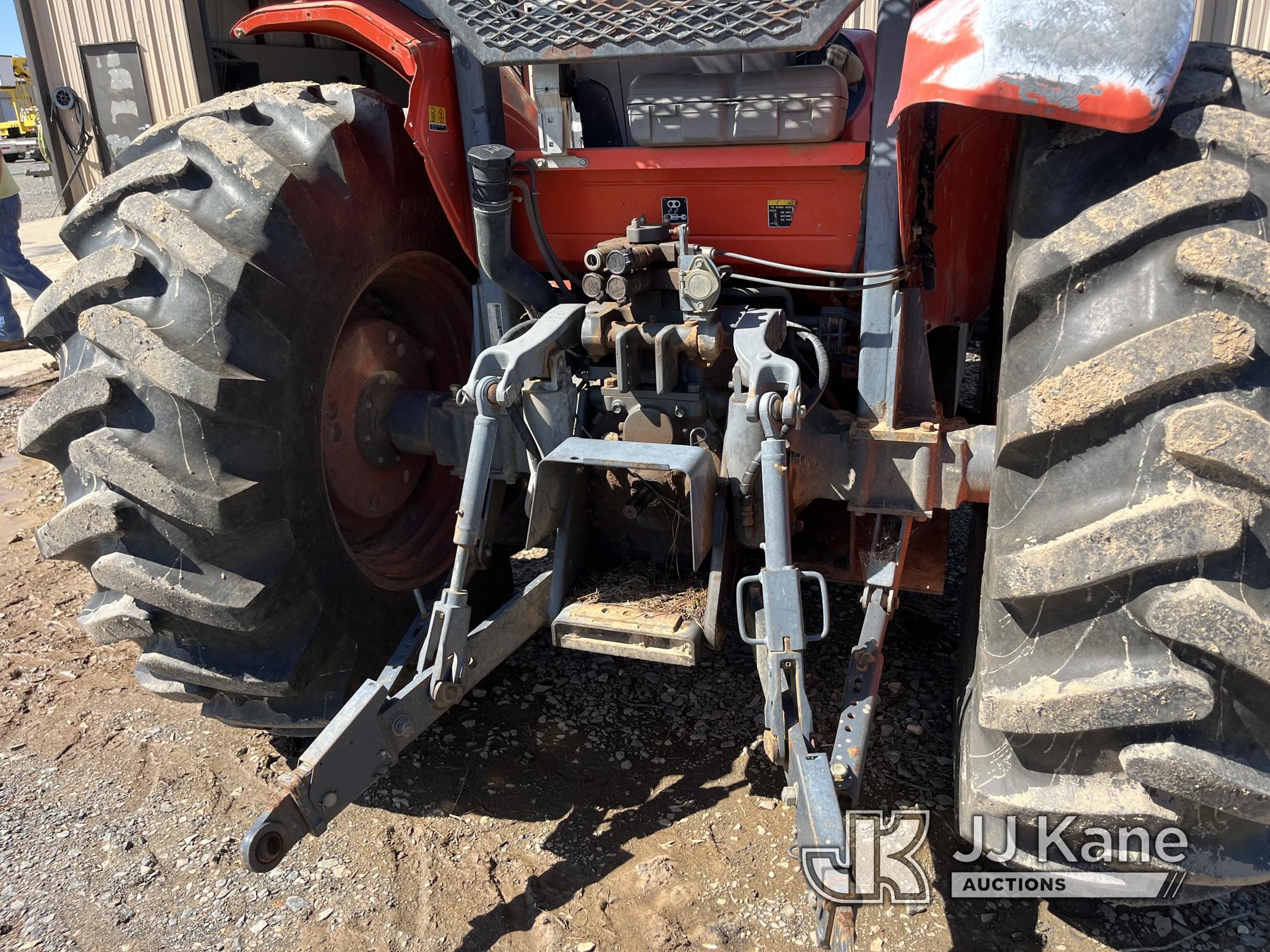 (Homer, LA) Kubota M9960 Utility Tractor Runs & Moves) (Will Not Stay in Gear, Condition Unknown, Mi