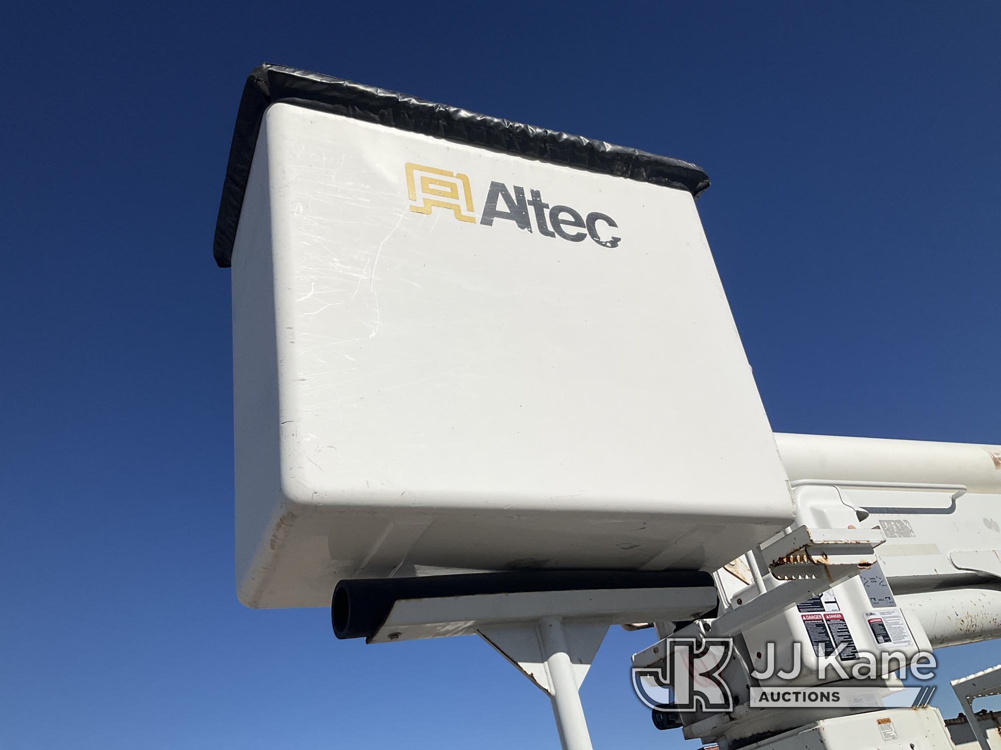 (Kansas City, MO) Altec AA55E, Material Handling Bucket rear mounted on 2012 International 7300 4x4