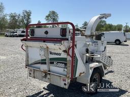 (Hawk Point, MO) 2015 Vermeer BC1000XL Chipper (12in Drum) No Title) (Runs & Operates) (Body Damage