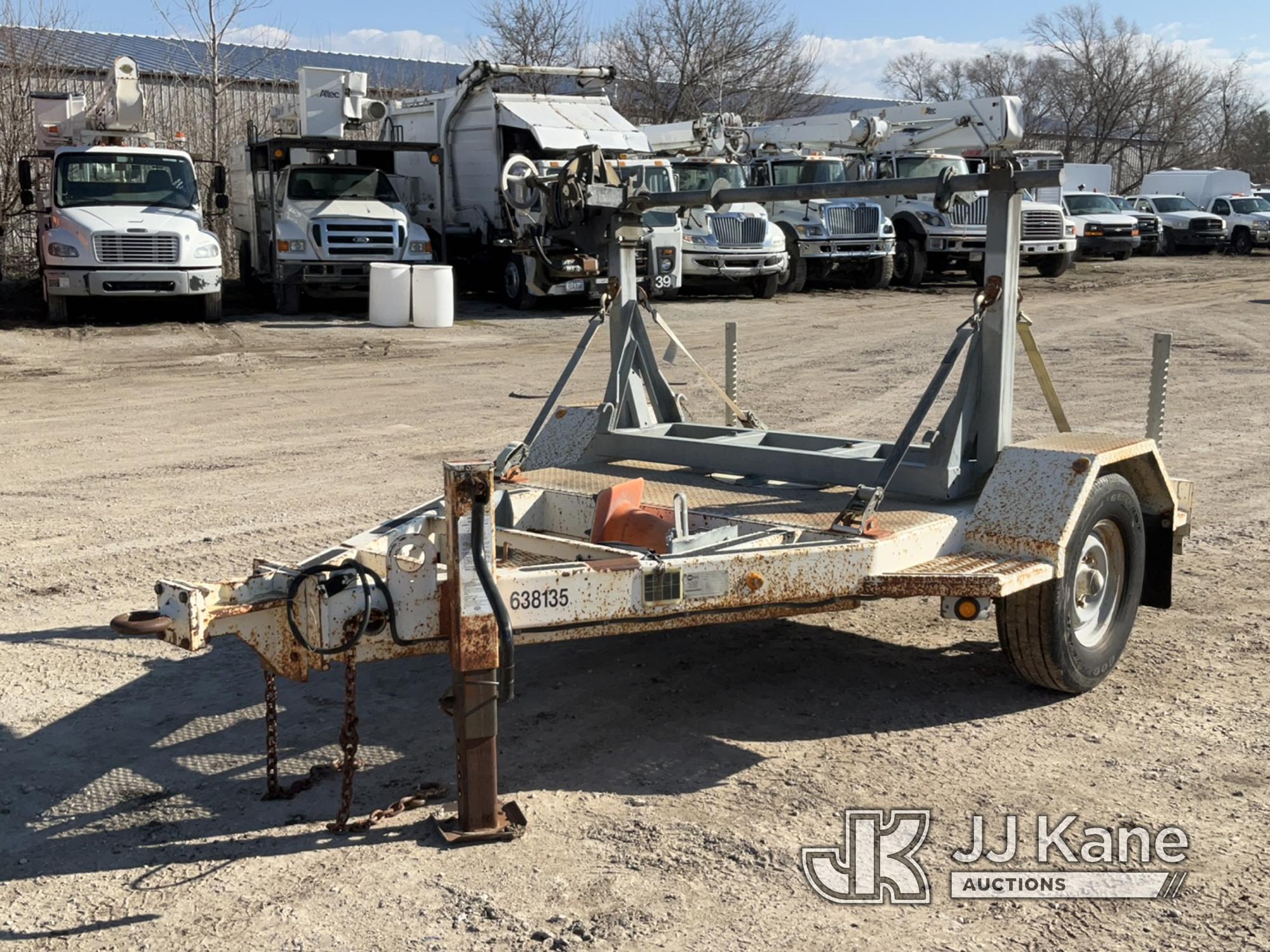 (Des Moines, IA) 1993 Sauber 1519 S/A Reel Trailer, Trailer 12ft 4in x 7ft 10in No Title