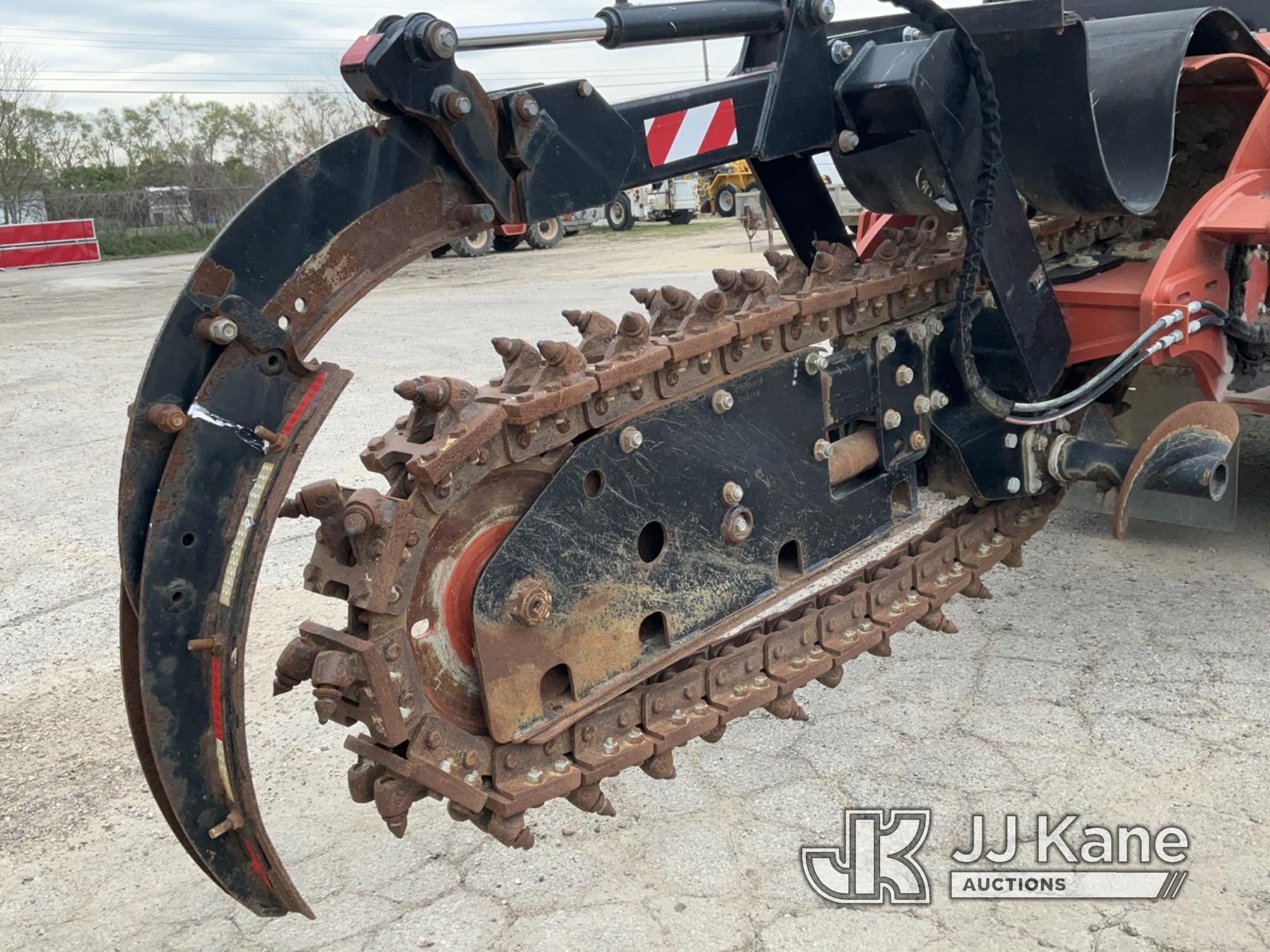 (South Beloit, IL) 2015 Ditch Witch RT100 Rubber Tired Trencher Runs, Moves, Operates