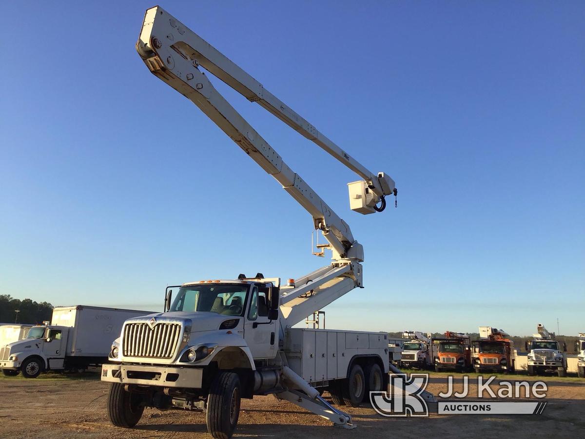 (Byram, MS) Altec A77T-E93-MH, Material Handling Elevator Bucket Truck rear mounted on 2013 Internat