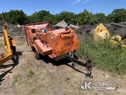 (San Antonio, TX) 2013 Vermeer BC1000XL Chipper (12in Drum), trailer mtd Not Running, Condition Unkn