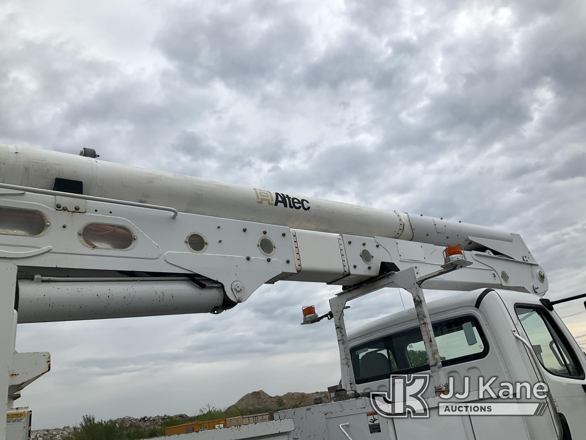 (Kansas City, MO) Altec AN55E-OC, Material Handling Bucket Truck rear mounted on 2015 Freightliner M