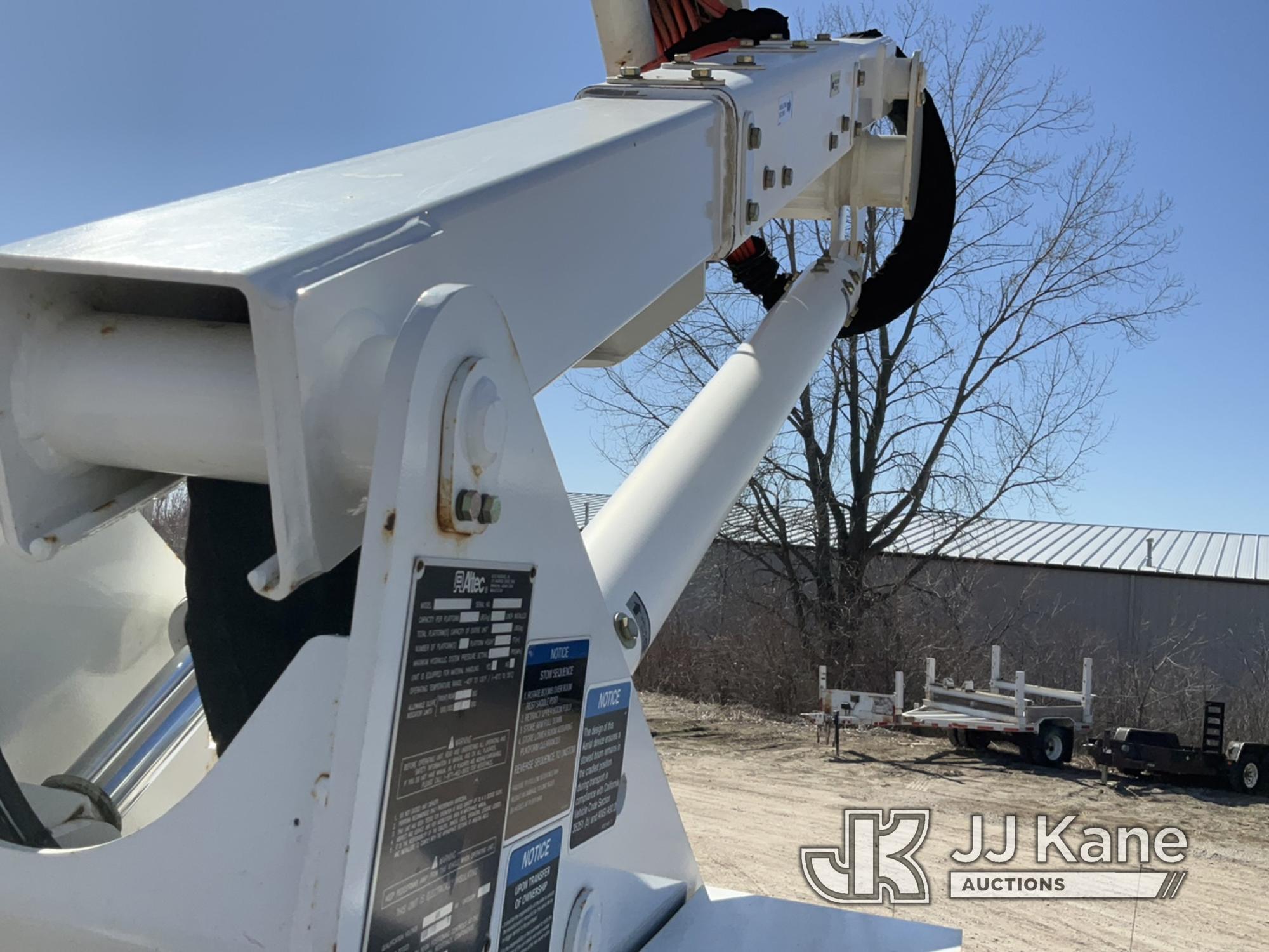 (Des Moines, IA) Altec AT37G, Bucket Truck mounted behind cab on 2016 RAM 5500 4x4 Service Truck Run