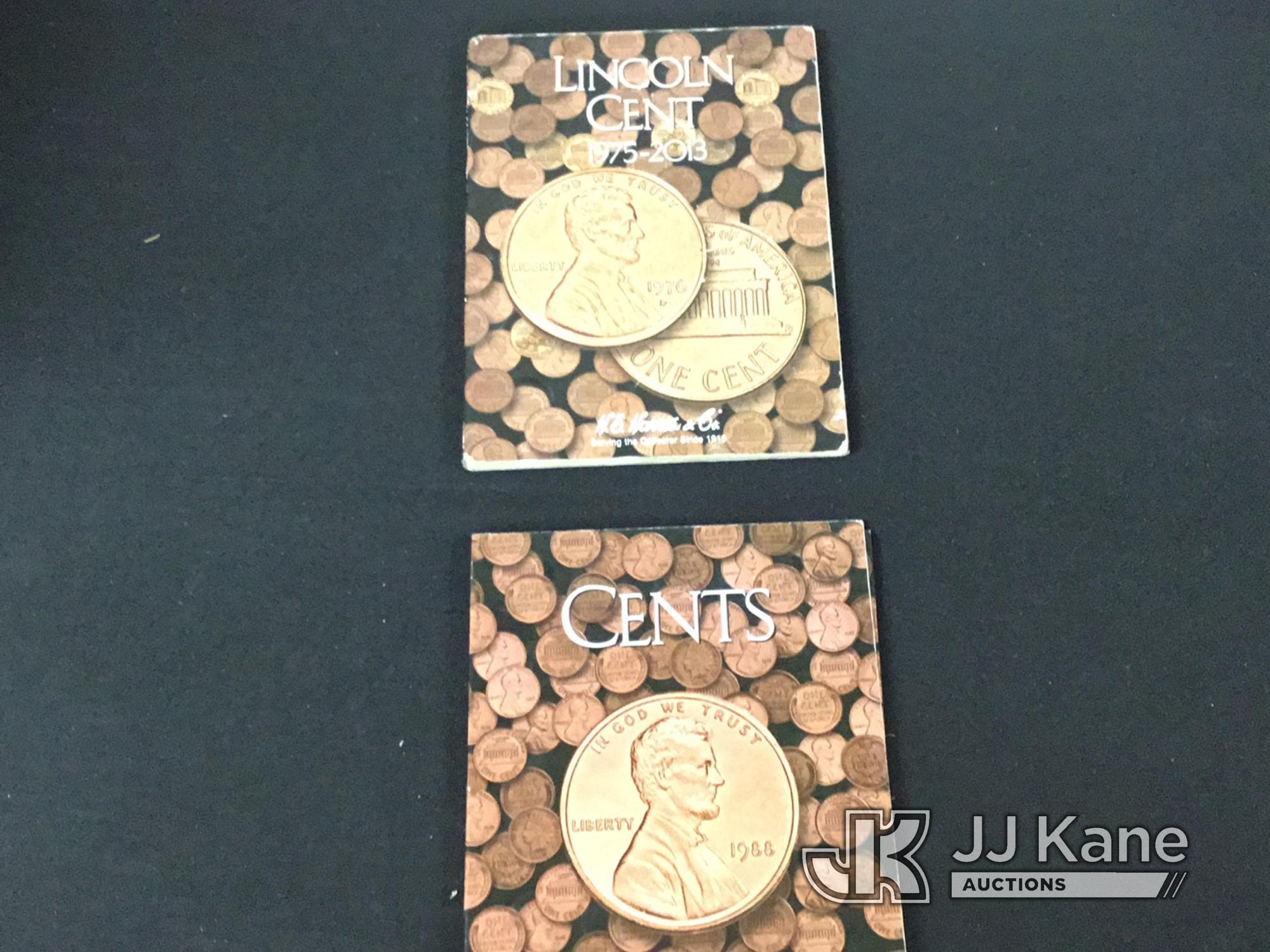 (Jurupa Valley, CA) Books of coins (Used) NOTE: This unit is being sold AS IS/WHERE IS via Timed Auc