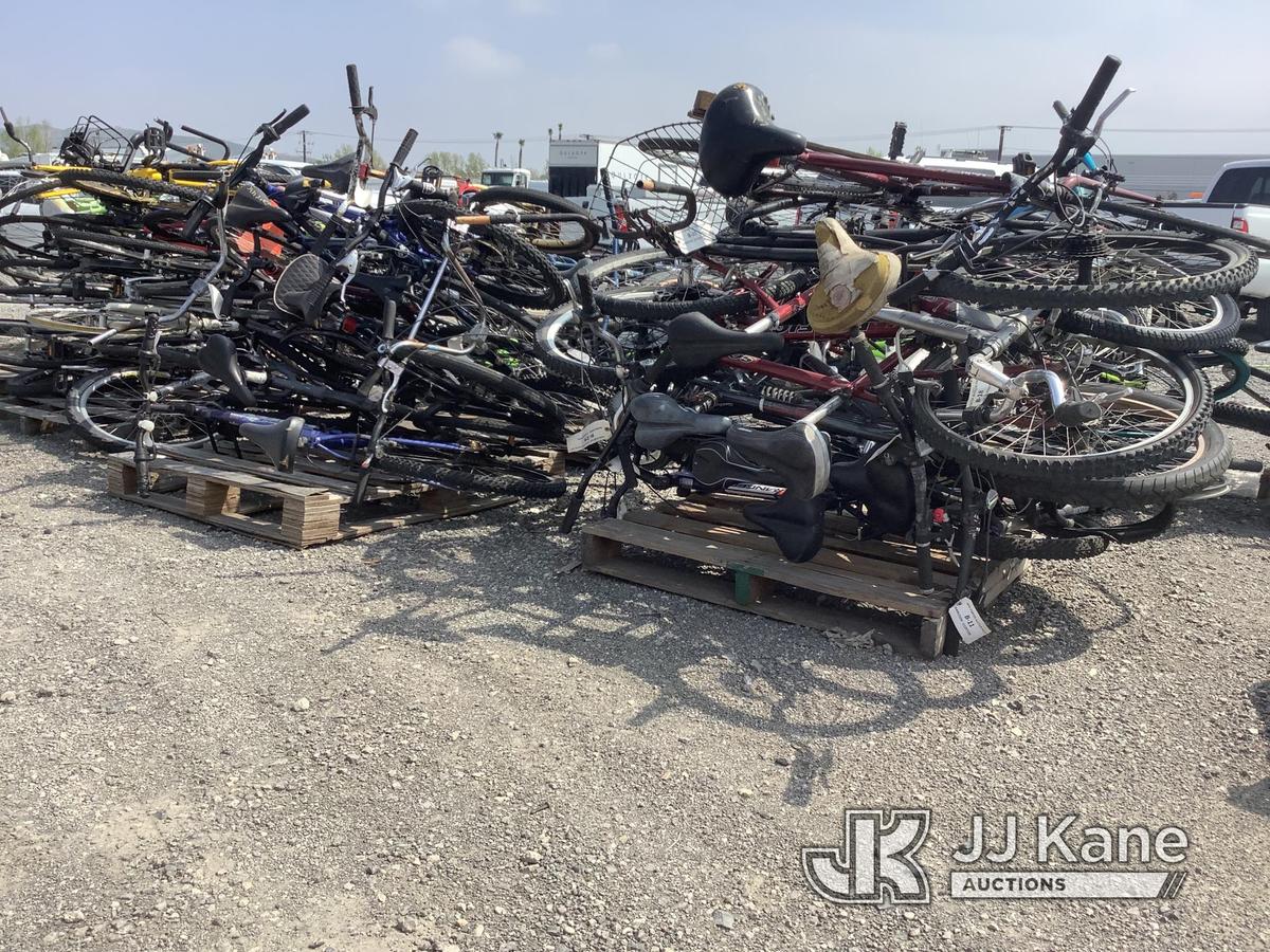 (Jurupa Valley, CA) 3 Pallets Of Bicycles (Used ) NOTE: This unit is being sold AS IS/WHERE IS via T