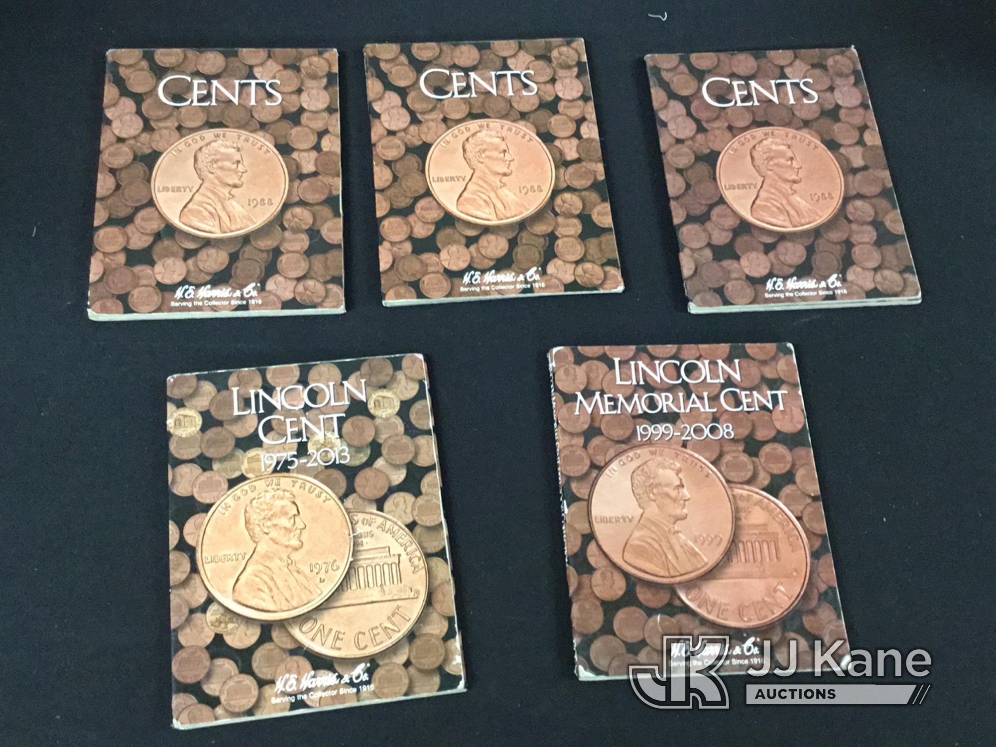 (Jurupa Valley, CA) Books of coins (Used) NOTE: This unit is being sold AS IS/WHERE IS via Timed Auc