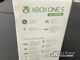 (Jurupa Valley, CA) Xbox One S Video Game Console (New) NOTE: This unit is being sold AS IS/WHERE IS