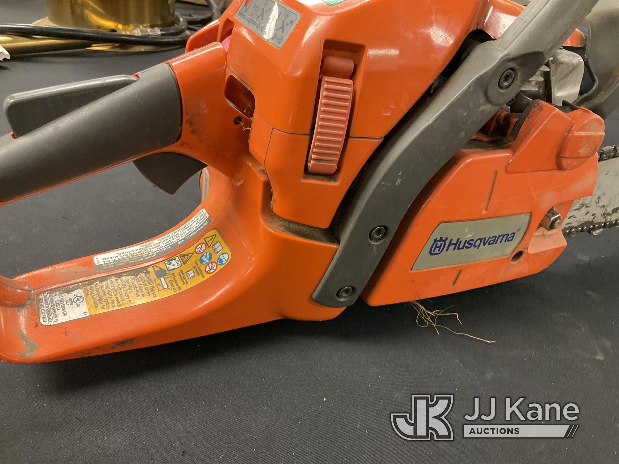 (Jurupa Valley, CA) Chainsaw (Used) NOTE: This unit is being sold AS IS/WHERE IS via Timed Auction a