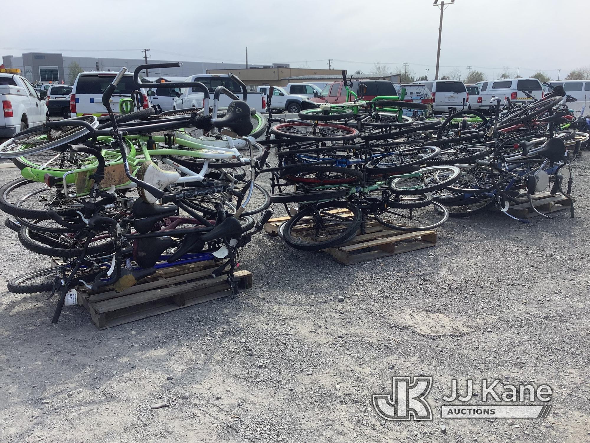 (Jurupa Valley, CA) 3 Pallets Of Bicycles (Used) NOTE: This unit is being sold AS IS/WHERE IS via Ti