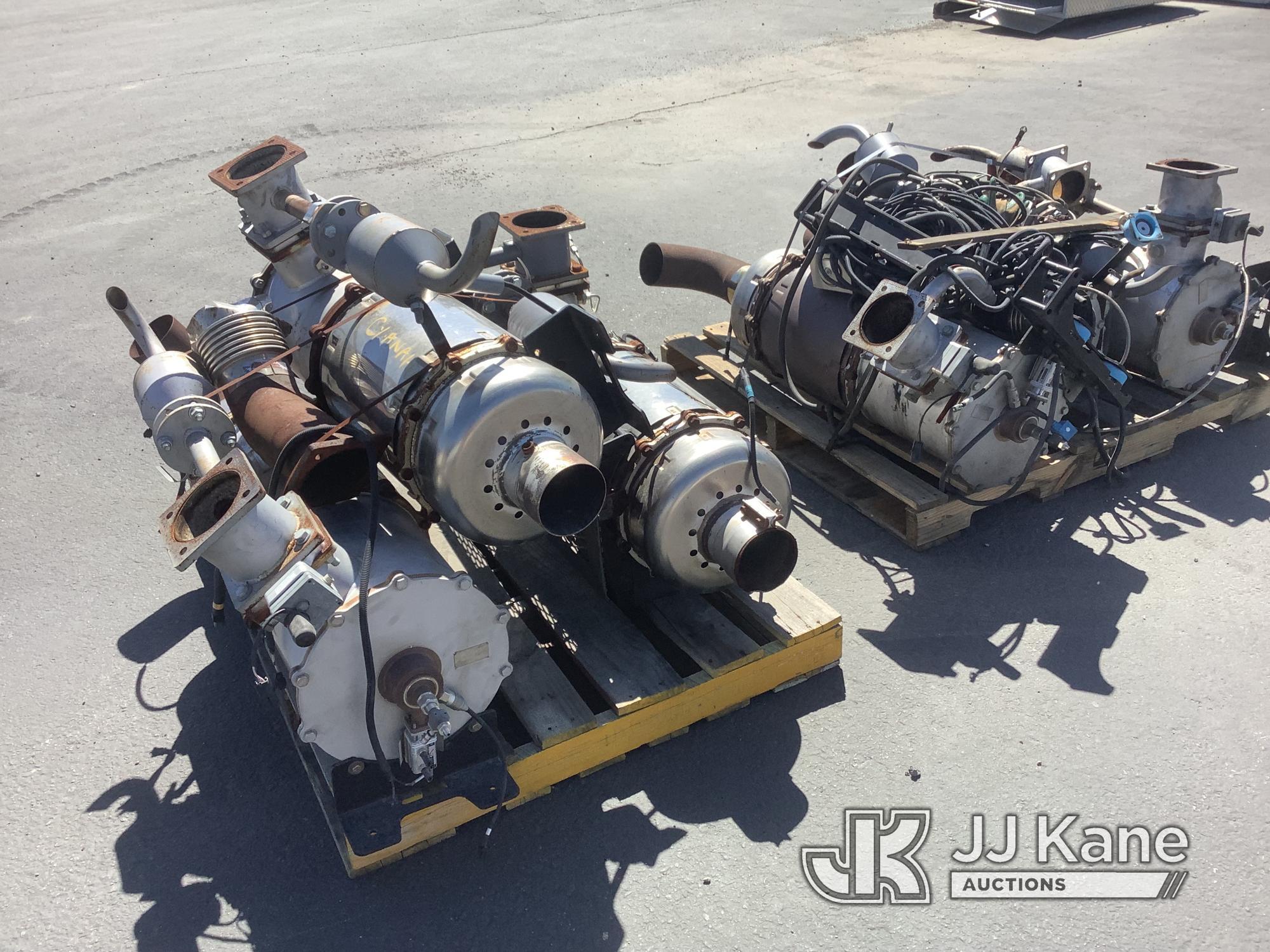 (Jurupa Valley, CA) 2 Pallets Of Diesel Exhaust Parts (Used) NOTE: This unit is being sold AS IS/WHE