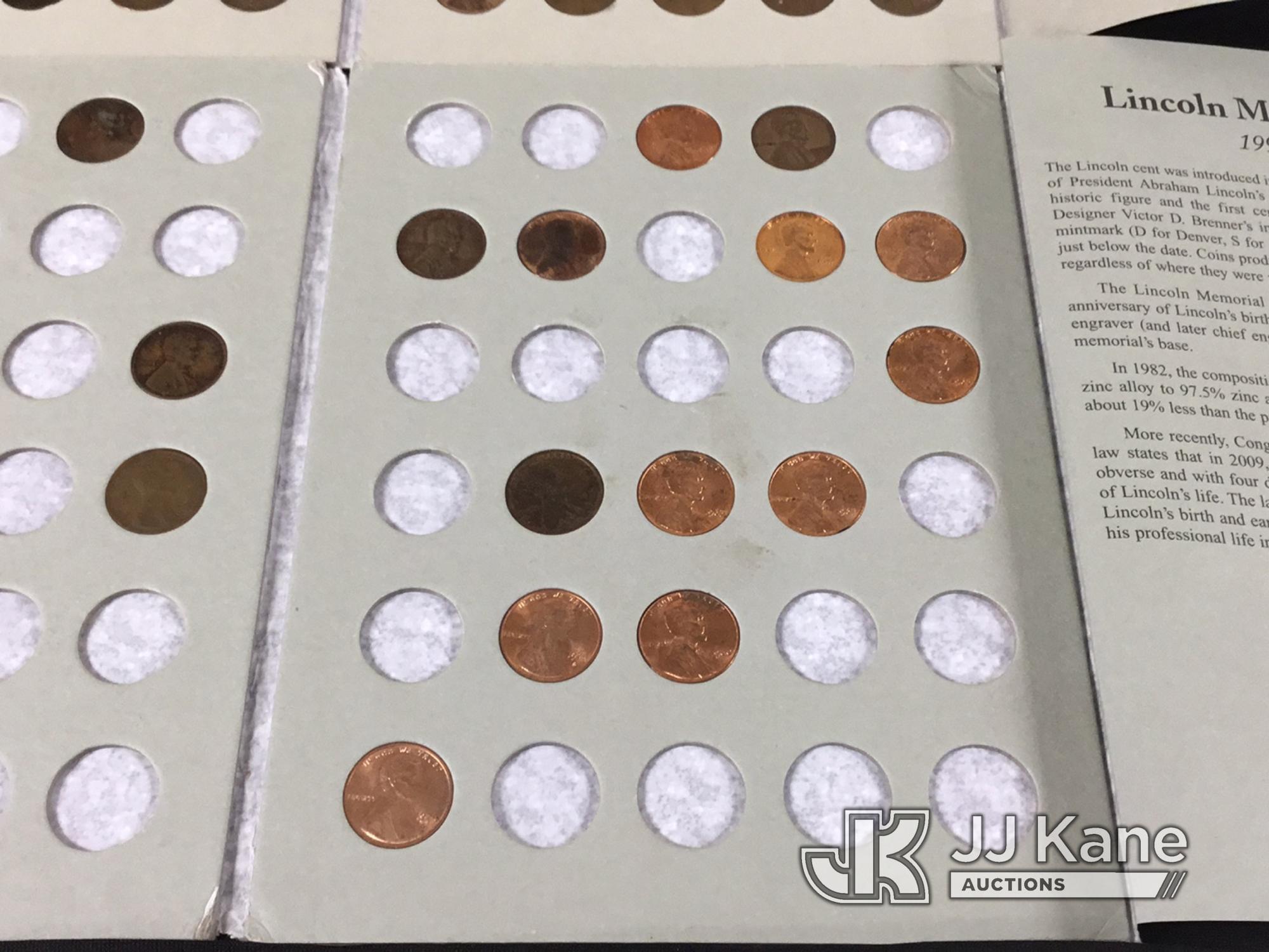 (Jurupa Valley, CA) Books of coins (Used) NOTE: This unit is being sold AS IS/WHERE IS via Timed Auc