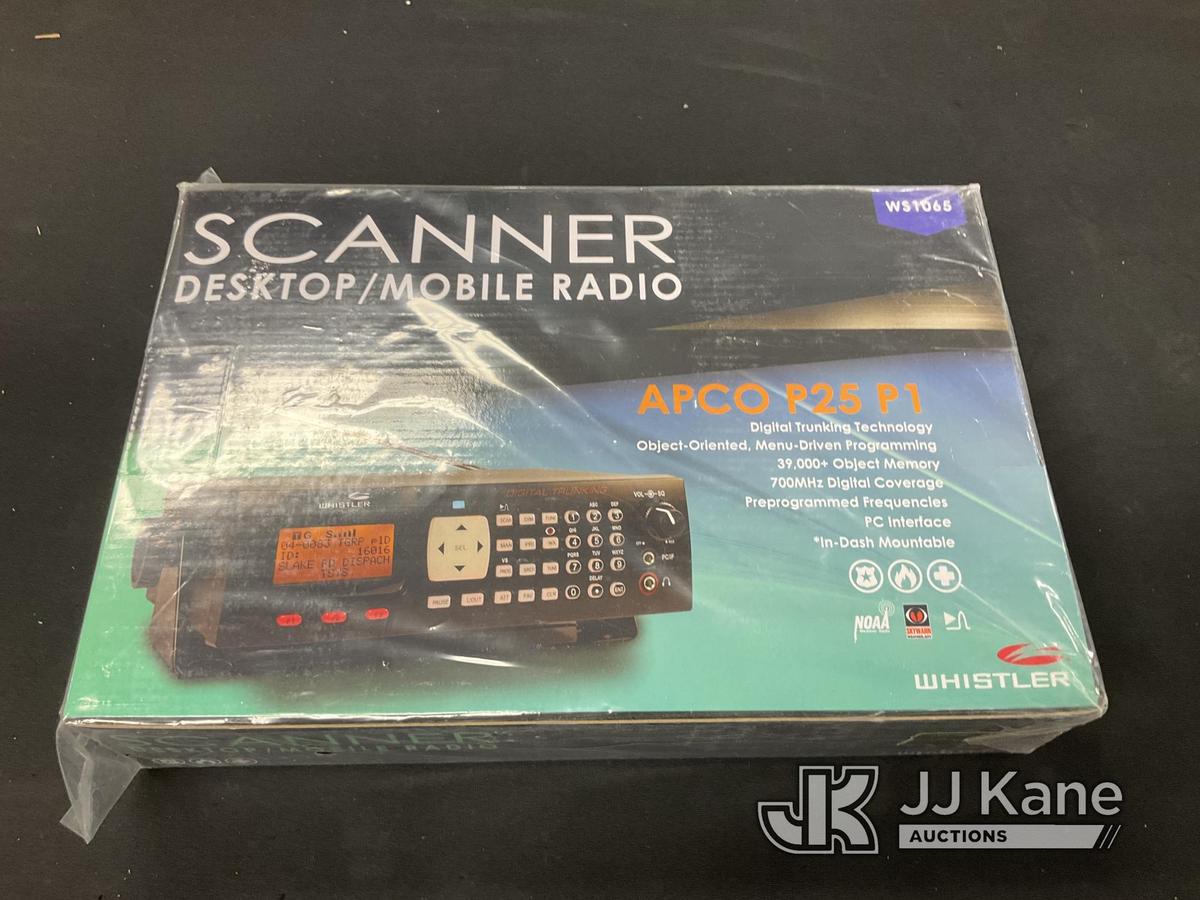 (Jurupa Valley, CA) Desktop Scanner Mobile Radio (New) NOTE: This unit is being sold AS IS/WHERE IS