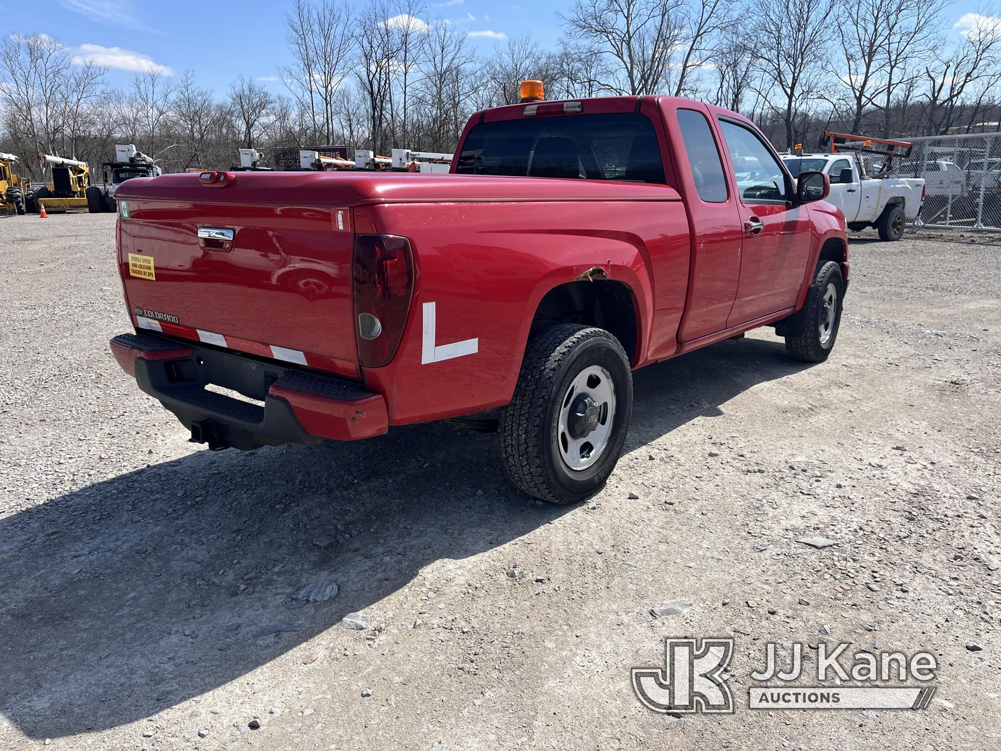 (Smock, PA) 2012 Chevrolet Colorado 4x4 Extended-Cab Pickup Truck Runs & Moves, Rust, Paint & Body D