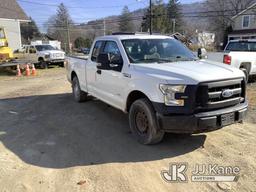 (Deposit, NY) 2016 Ford F150 4x4 Extended-Cab Pickup Truck Jump to Start, Runs, Check Engine Light O