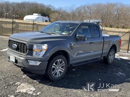 (Kings Park, NY) 2021 Ford F150 STX 4x4 Extended-Cab Pickup Truck Runs & Moves, Engine Light On) (In