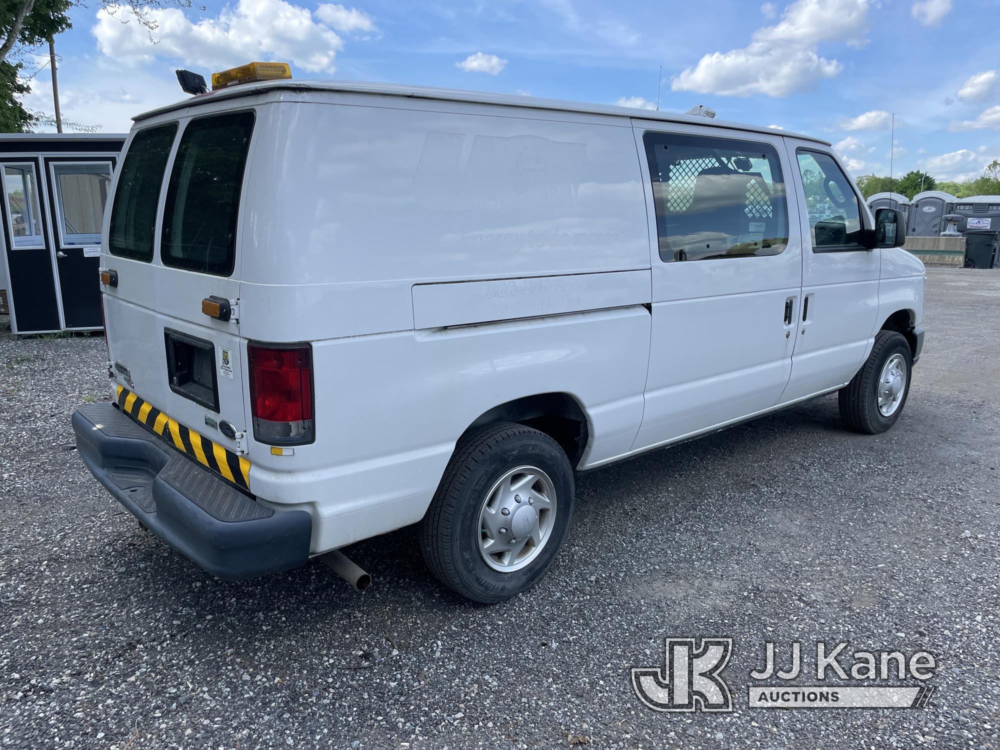 (Plymouth Meeting, PA) 2014 Ford E150 Cargo Van Runs & Moves, Body & Rust Damage