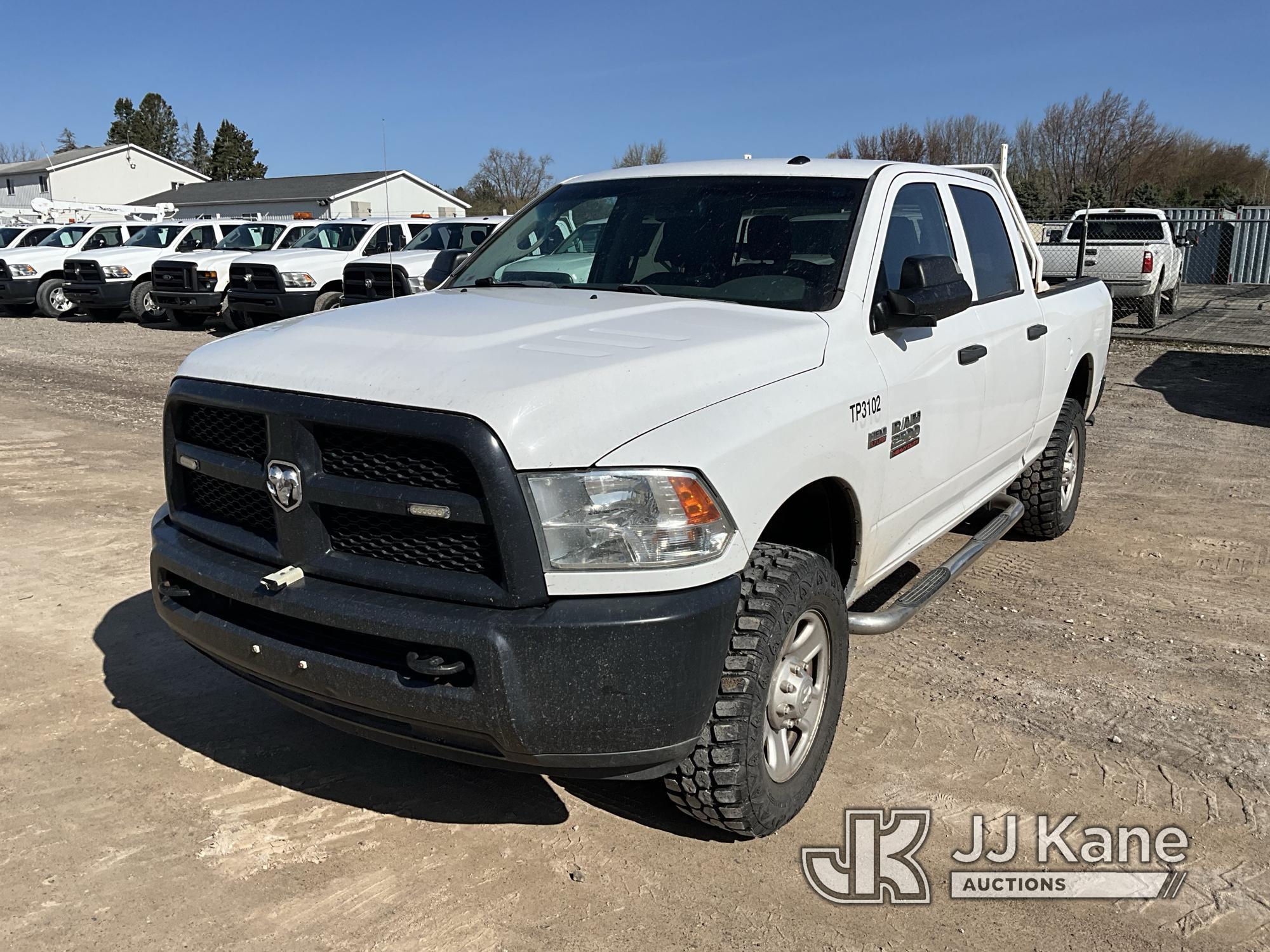 (Rosebush, MI) 2016 RAM 2500 4x4 Pickup Truck Runs & Moves) (Will Not Run Long, Red tag Water Pump O